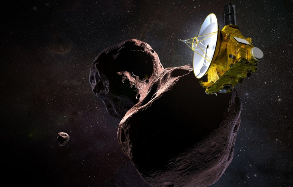 пролёт New Horizons мимо астероида Ultima Thule.