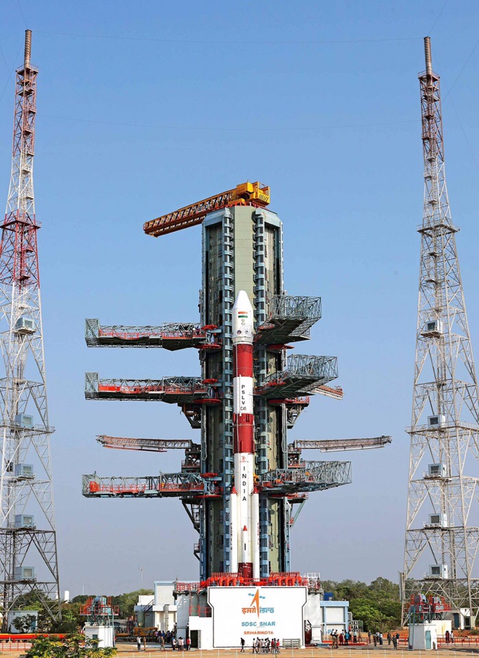 Запуск индийской миссии PSLV-C45