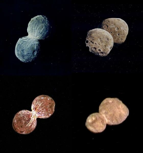 Визуализация Хартманном «двойных составных» астероидов