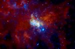 Изображение Sagittarius A* в центре Млечного Пути