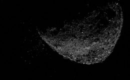 Частицы, парящие вокруг астероида Бенну