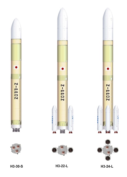 Конфигурации ракеты Н3